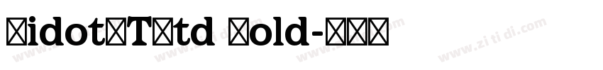 DidotLTStd Bold字体转换